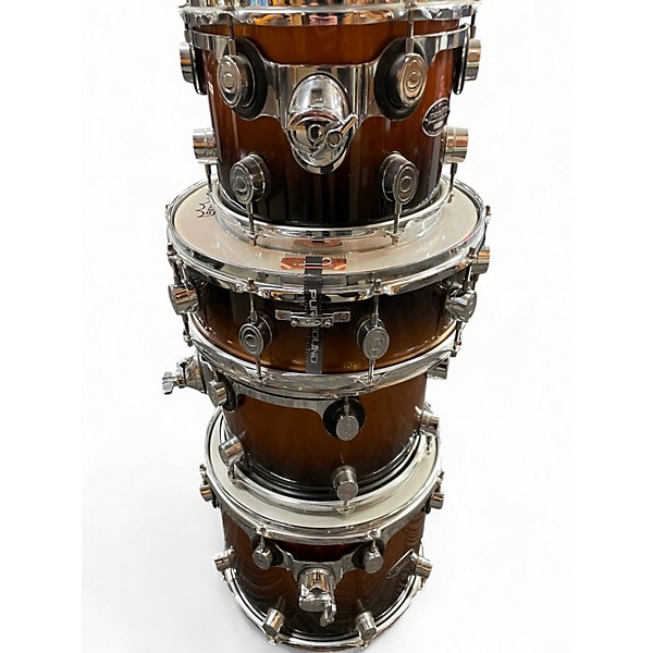 Used 2000s PDP by DW 5 Piece LX Series Pacific Amber Drum Kit