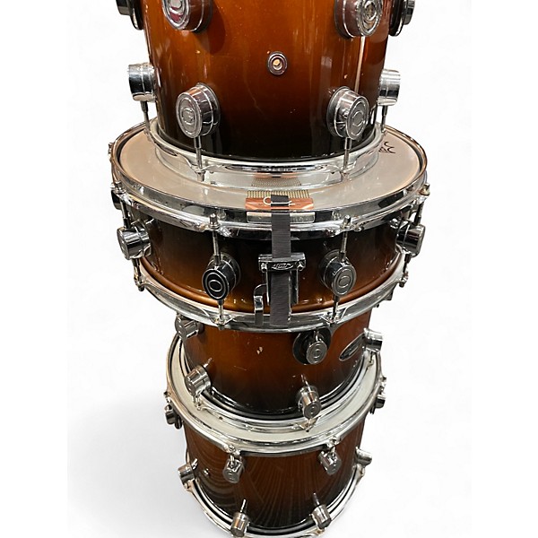 Used 2000s PDP by DW 5 Piece LX Series Pacific Amber Drum Kit