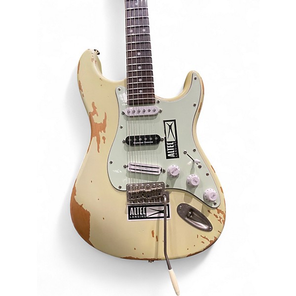 Used Eio S3 RELIC WHITE Solid Body Electric Guitar