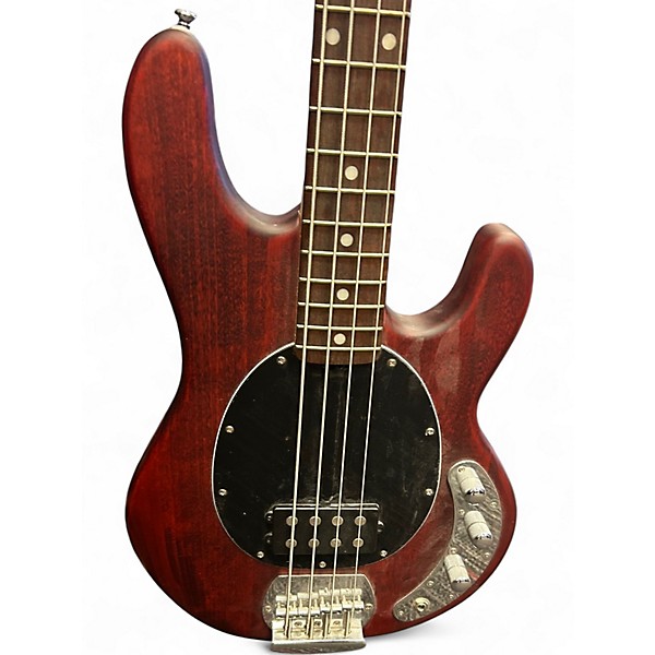 Used Sterling by Music Man Ray4 RED Electric Bass Guitar