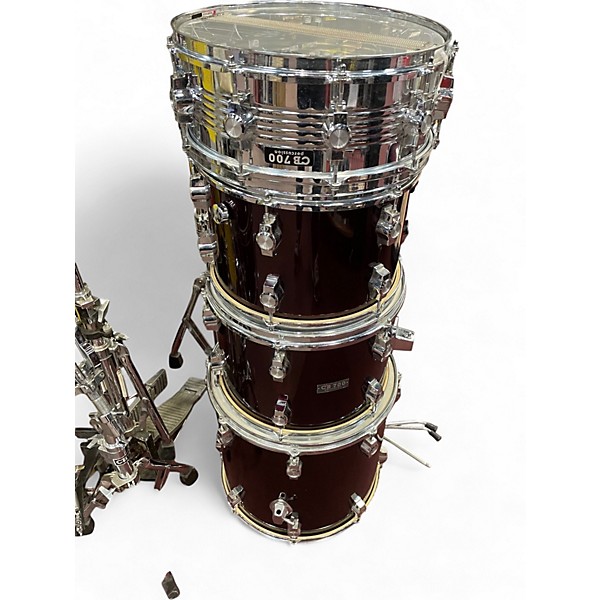 Used Cb700 5 Piece 5 Piece Drum Set Black Drum Kit