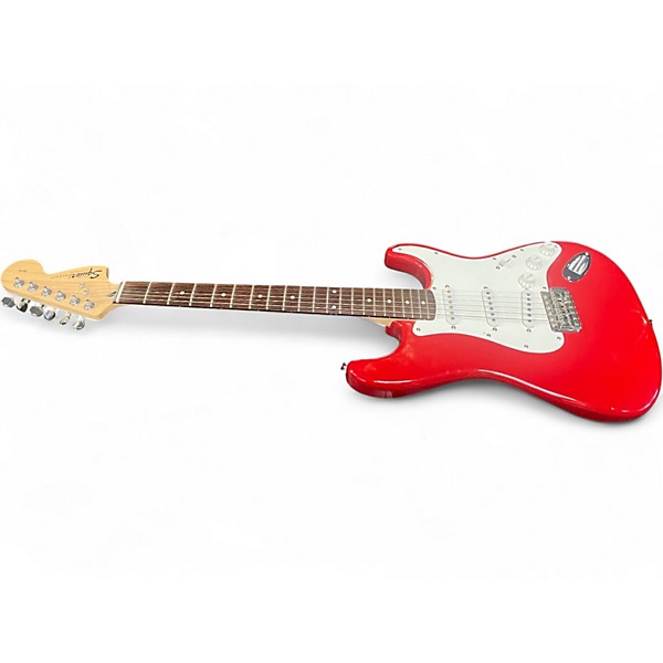 Used Squier Affinity Stratocaster RED Solid Body Electric Guitar