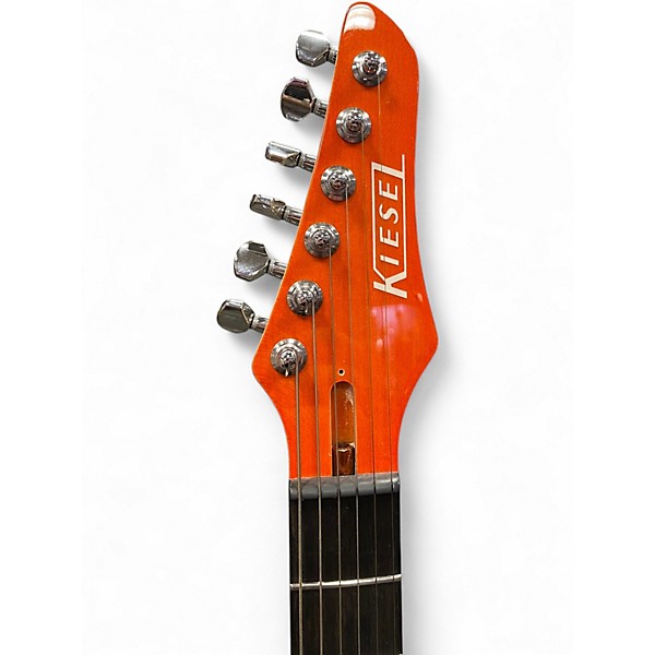 Used Kiesel RYLA Orange Solid Body Electric Guitar