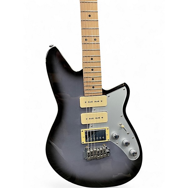 Used Reverend Six Gun HPP Silver Solid Body Electric Guitar