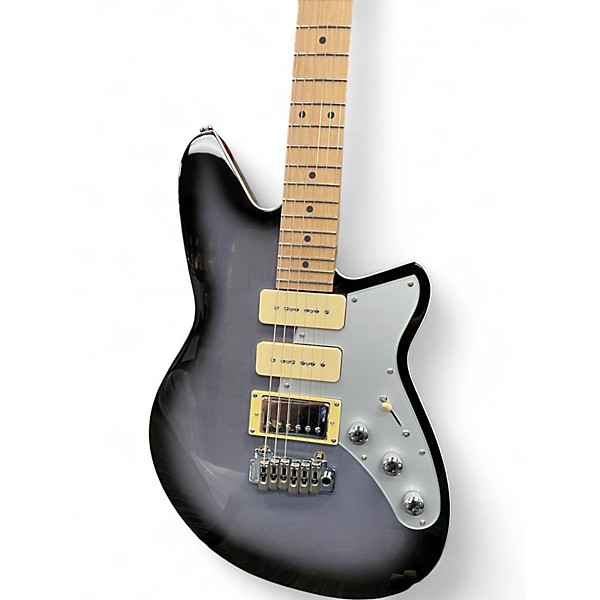 Used Reverend Six Gun HPP Silver Solid Body Electric Guitar