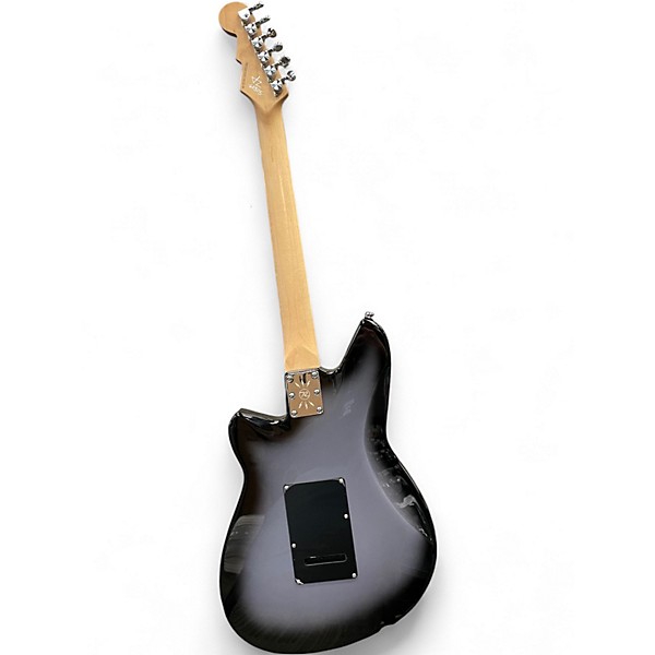 Used Reverend Six Gun HPP Silver Solid Body Electric Guitar