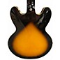 Used Epiphone Dot Deluxe Flametop Vintage Sunburst Hollow Body Electric Guitar
