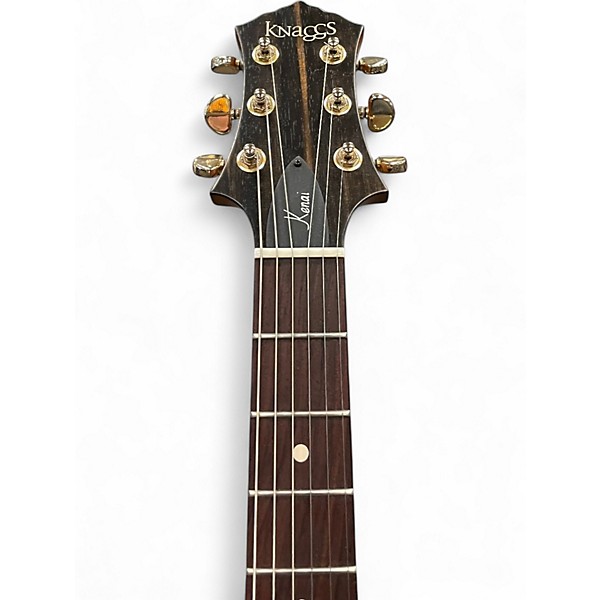 Used Knaggs Kenai T.O.M Swamp Ash Satin Finish Amber Solid Body Electric Guitar