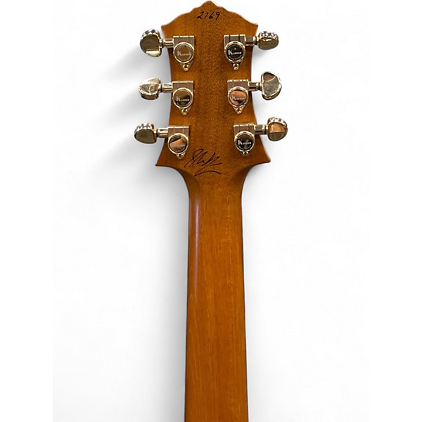 Used Knaggs Kenai T.O.M Swamp Ash Satin Finish Amber Solid Body Electric Guitar