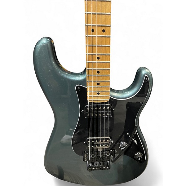 Used Squier Contemporary Stratocaster HH Gunmetal Gray Solid Body Electric Guitar