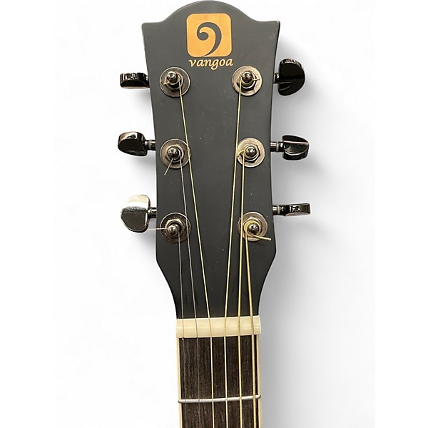 Used Vangoa Basic VG-1L Lefty BLACK Acoustic Guitar