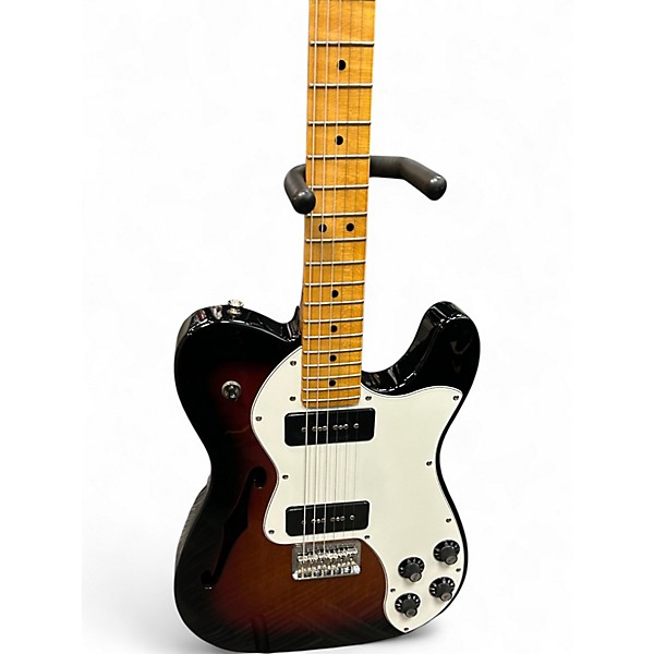 Used Fender Modern Thinline Telecaster SUNBURST Hollow Body Electric Guitar