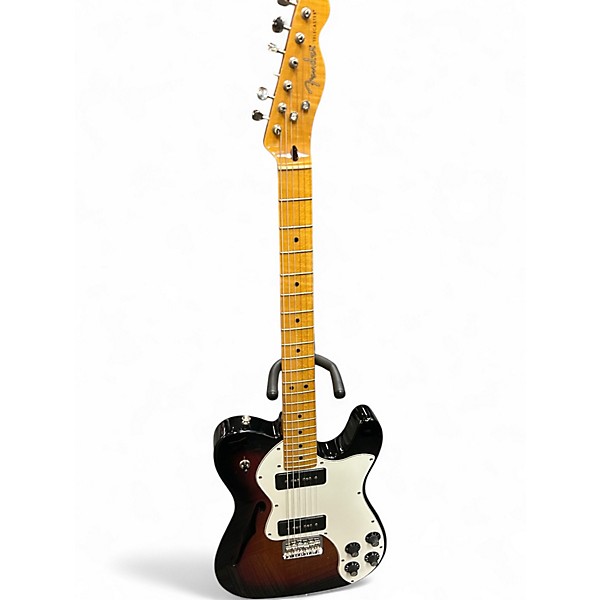 Used Fender Modern Thinline Telecaster SUNBURST Hollow Body Electric Guitar