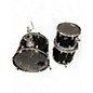 Used Remo 3 Piece ACOUSTICON BRAVO BLACK Drum Kit thumbnail