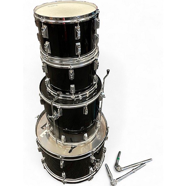 Used Sound Percussion Labs 4 Piece 4 Piece Black Drum Kit