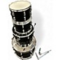 Used Sound Percussion Labs 4 Piece 4 Piece Black Drum Kit