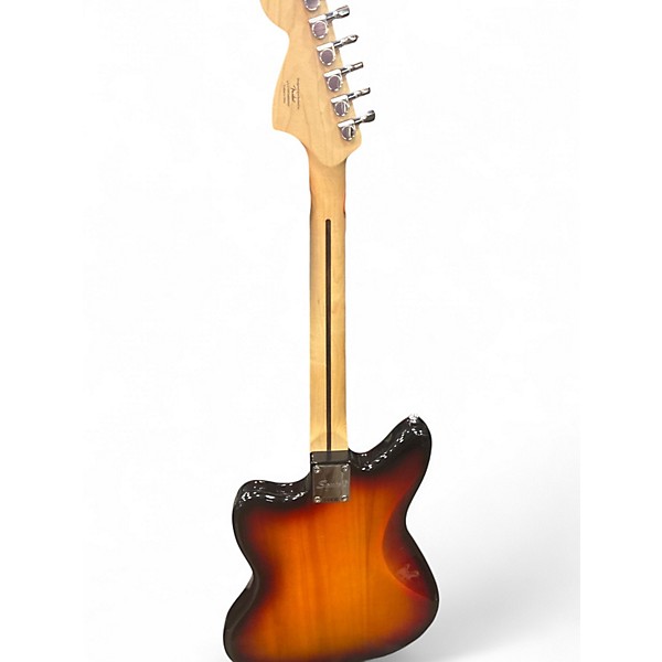 Used Squier JAGUAR 2 Tone Sunburst Solid Body Electric Guitar