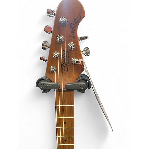 Used Sterling by Music Man Valentine Trans Buttermilk Solid Body Electric Guitar