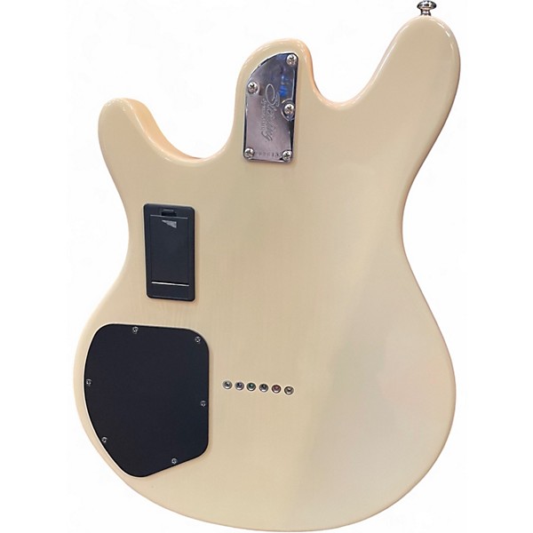 Used Sterling by Music Man Valentine Trans Buttermilk Solid Body Electric Guitar