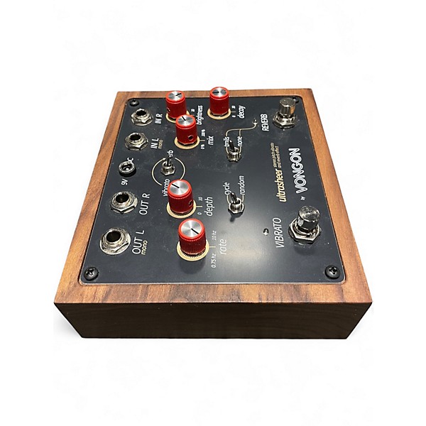 Used Vongon Ultrasheer Vibrato Reverb Effect Pedal