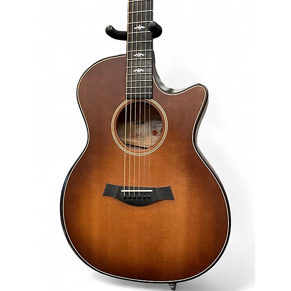 Used Taylor 614ce Builder's Edition Wild Honey Burst Acoustic Electric Guitar