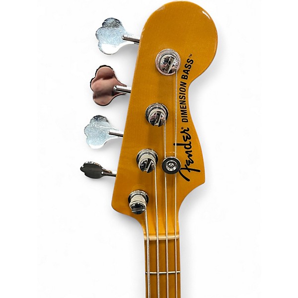 Used Fender Modern Player Dimension Bass White Electric Bass Guitar
