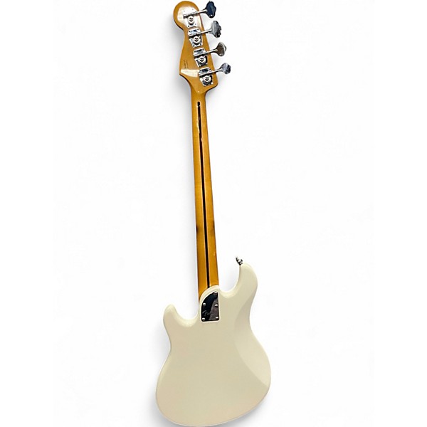 Used Fender Modern Player Dimension Bass White Electric Bass Guitar
