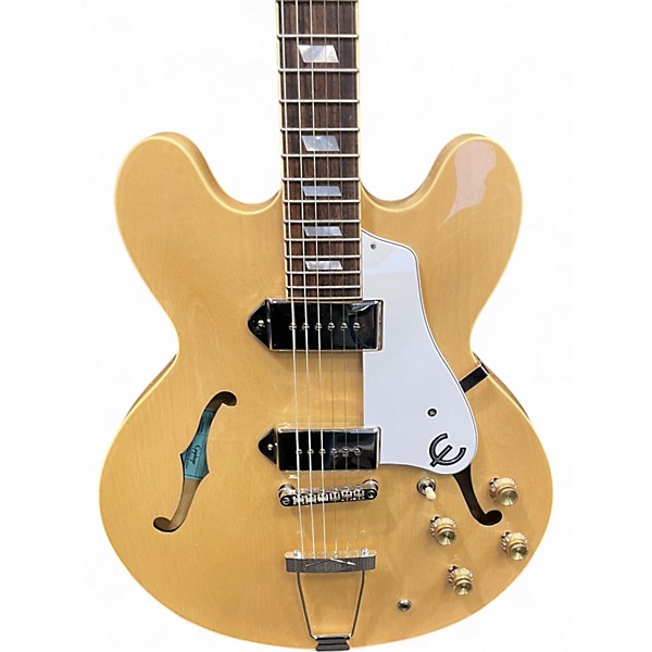 Used Epiphone Casino Natural Hollow Body Electric Guitar