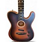Used Fender American Acoustasonic Telecaster Sunburst Acoustic Electric Guitar