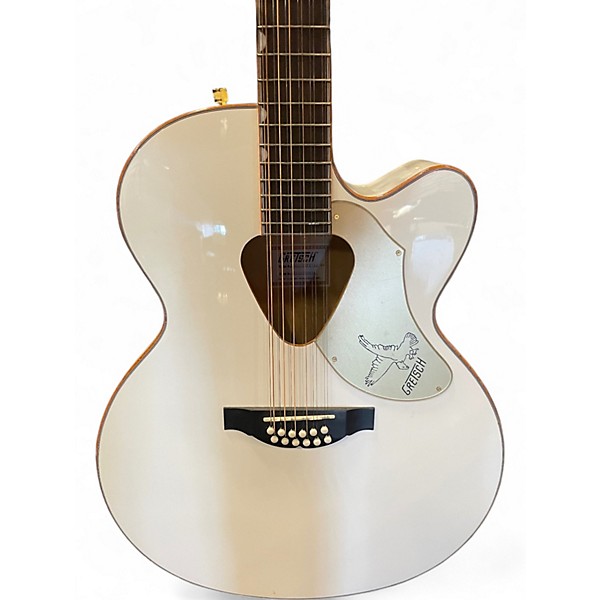 Used Gretsch Guitars G5022CWFE-12 Rancher Falcon White 12 String Acoustic Electric Guitar