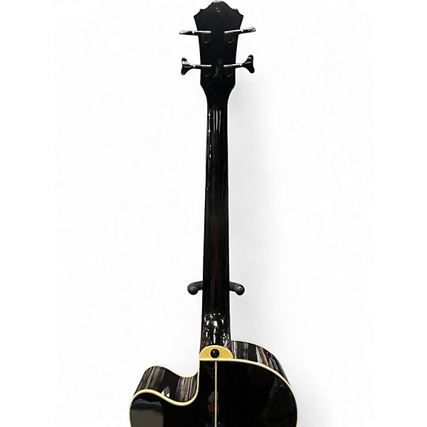 Used Ibanez AEB10BE Black Acoustic Bass Guitar