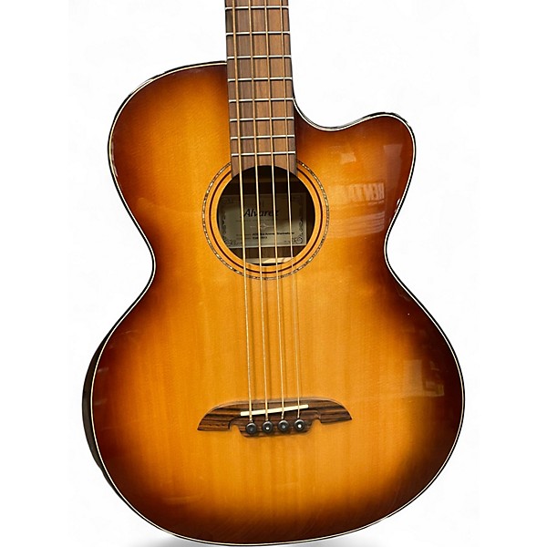 Used Alvarez AEB70CE ARMREST SHADOWBURST Acoustic Bass Guitar