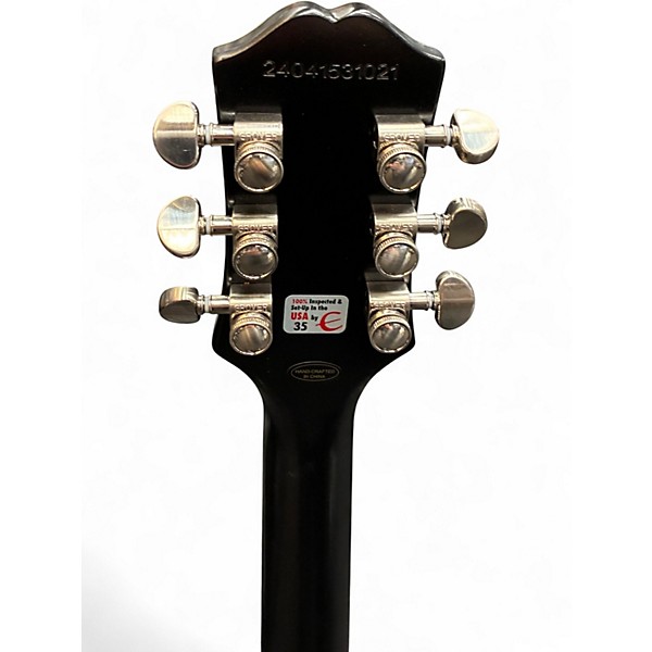 Used Epiphone SG Prophecy Jet Black Metallic Solid Body Electric Guitar