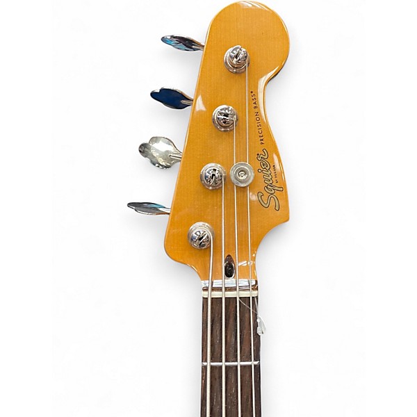 Used Squier PRECISION BASS CLASSIC VIBES OLYMPIC WHITE Electric Bass Guitar