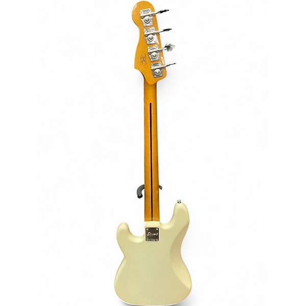 Used Squier PRECISION BASS CLASSIC VIBES OLYMPIC WHITE Electric Bass Guitar