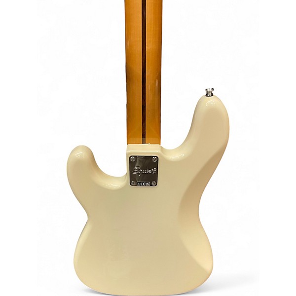 Used Squier PRECISION BASS CLASSIC VIBES OLYMPIC WHITE Electric Bass Guitar