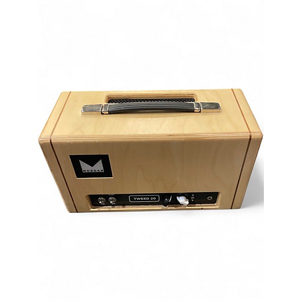 Used Morgan Amplification Tweed 20 Natural Cab Tube Guitar Amp Head