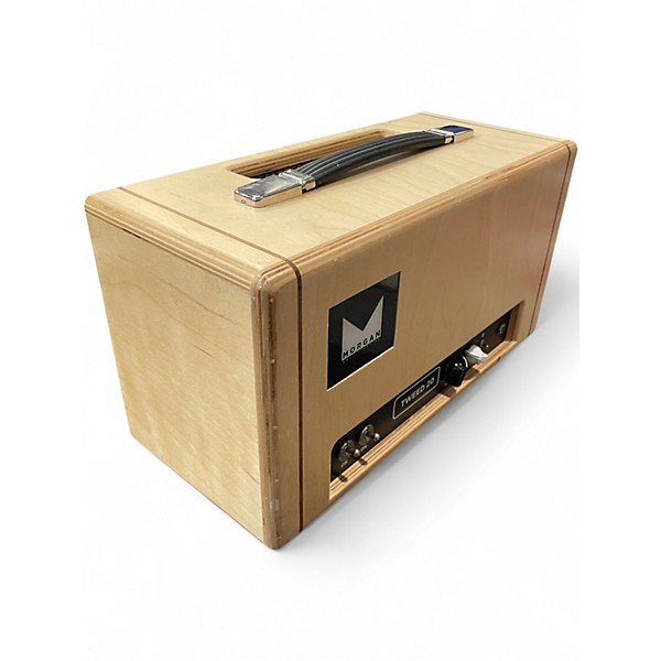 Used Morgan Amplification Tweed 20 Natural Cab Tube Guitar Amp Head