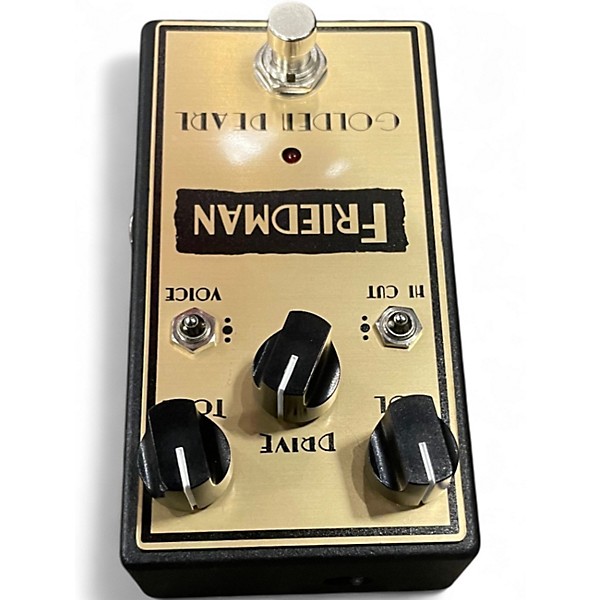 Used Friedman Golden Pearl Overdrive Effect Pedal