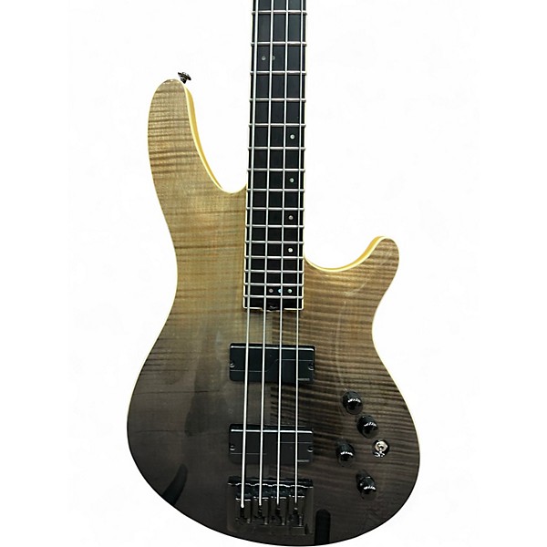 Used Schecter Guitar Research SLS ELITE 4 BLACK FADE Electric Bass Guitar