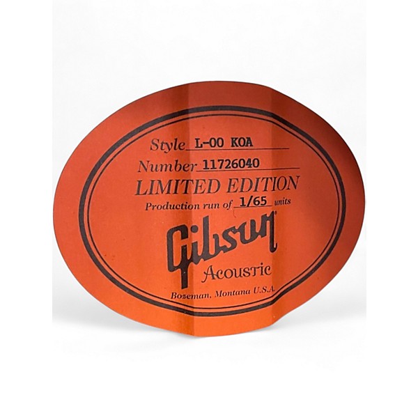 Used Gibson L-00 Koa KOA Acoustic Electric Guitar