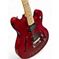 Used Squier Classic Vibe Starcaster Hollow Candy Apple Red Hollow Body Electric Guitar