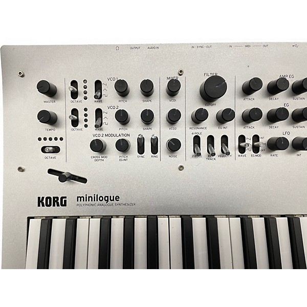 Used KORG Minilogue 4 Voice Polyphonic Analog Synthesizer
