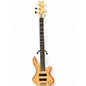Used Schecter Guitar Research Stiletto Custom 5 String Natural Electric Bass Guitar thumbnail