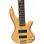 Used Schecter Guitar Research Stiletto Custom 5 String Natural Electric Bass Guitar