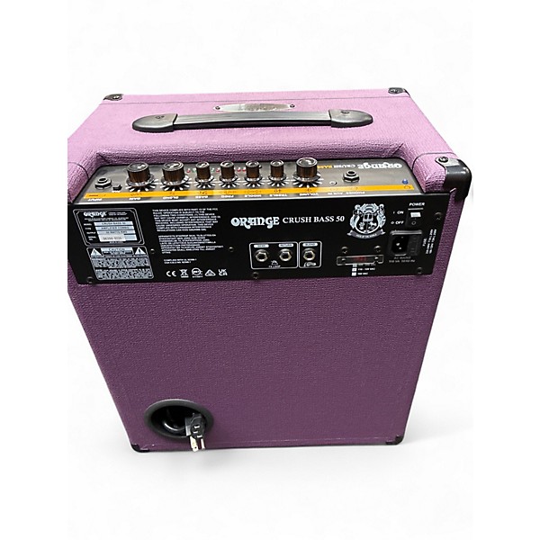 Used Orange Amplifiers Crush Bass 50 Glenn Hughes Bass Combo Amp