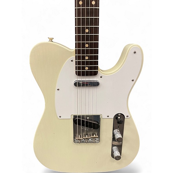 Used Fender Custom Shop Jimmy Page Signature White Blonde Solid Body Electric Guitar