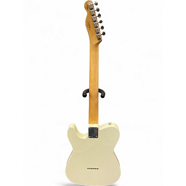 Used Fender Custom Shop Jimmy Page Signature White Blonde Solid Body Electric Guitar