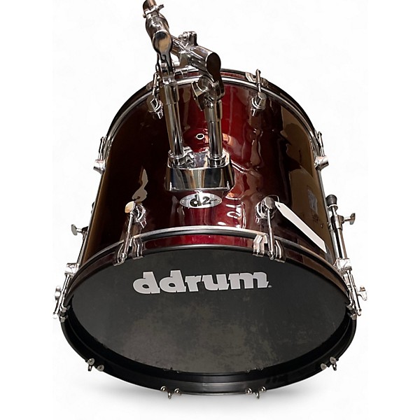 Used ddrum 4 Piece D2 Red Drum Kit