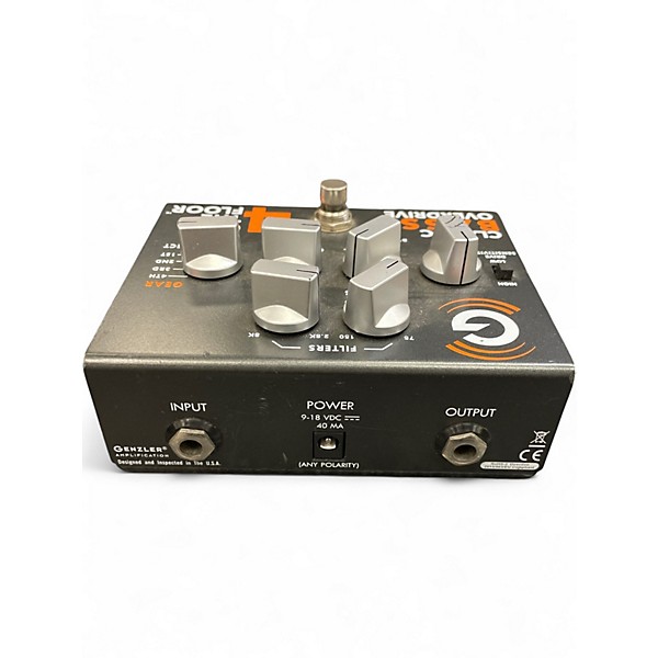Used Genzler Amplification 4 On The Floor Classic Bass Overdrive Effect Pedal
